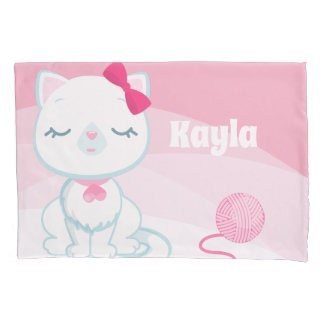 Purrfect Kitty Kitten Girls Pillowcase