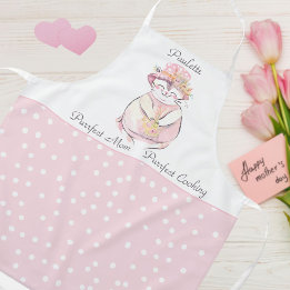 Purrfect Mum Sweet Cat Personalised  Apron