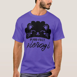 Purrfect Pierogi Adorable Cute Pierogi Cat Lovers  T-Shirt