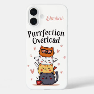 Purrfect Squad iPhone 16 Plus Case