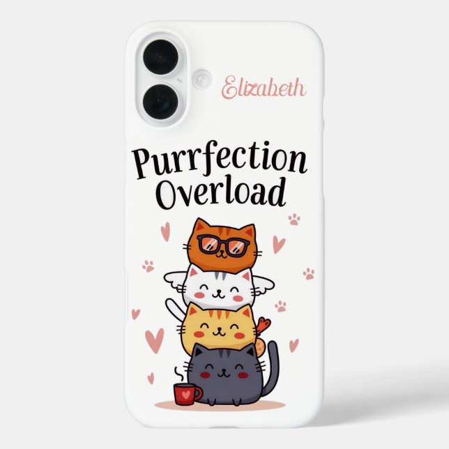 Purrfect Squad Case-Mate iPhone Case (Back)