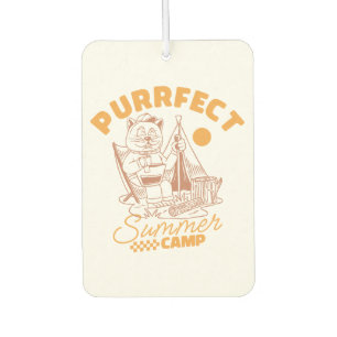 Purrfect Summer Camp – Vintage Cat Car Air Freshener