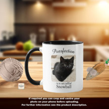 Purrfection Is a Cat Personalised Mug