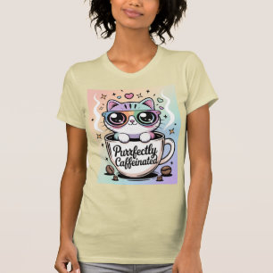 Purrfectly Caffeinated  T-Shirt