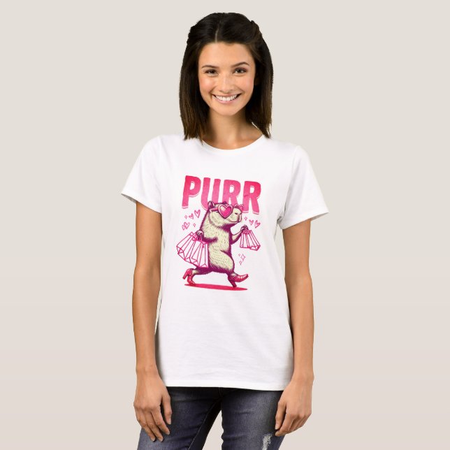 Purrfectly Chill Capybara Shirt (Front Full)