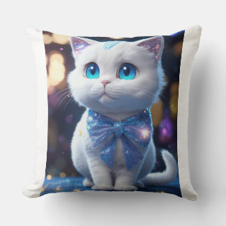 Purrfectly Cosy – Cute Cat Throw Pillow