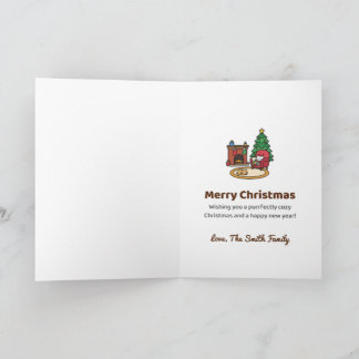 Purrfectly Cosy Personalised Christmas Cats Card
