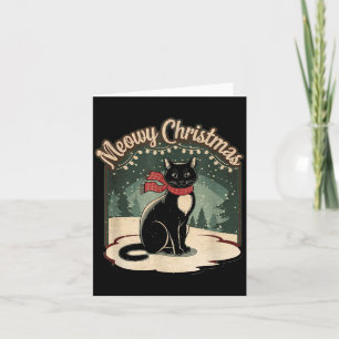 Purrfectly Cozy Family Christmas Pajamas - Meowy C Card
