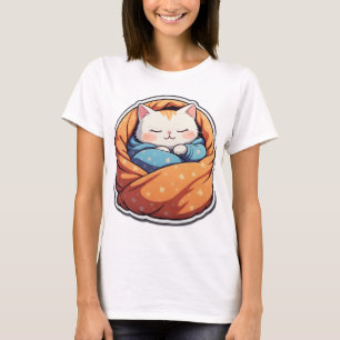 Purrfectly Lazy Cat T-Shirt – Cozy & Funny Design