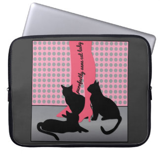 Purrfectly Sane Cat Lady Laptop Sleeve