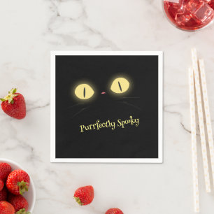 Purrfectly Spooky Cat Lovers  Napkin