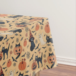 Purrfectly Spooky Tablecloth