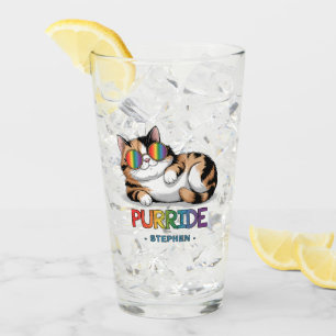Purride - Cool Cat Pride   LGBTQ Glass
