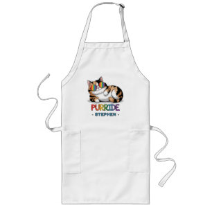 Purride - Cool Cat Pride   LGBTQ Long Apron