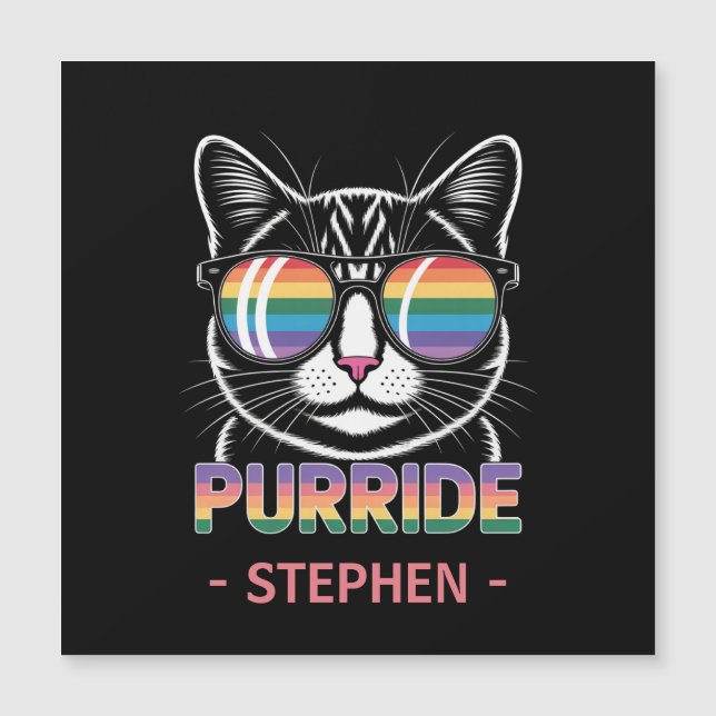 Purride – Cute Cat Pride LGBTQ (Front)