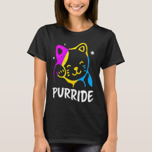Purride LGBT Gay Pride Cat Women Men T-Shirt