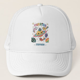 Purride Space Cats – Kawaii Astronaut Cats Trucker Hat
