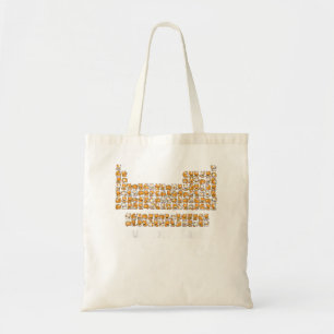 Purriodic Table Cat Chemistry Pun Periodic Table S Tote Bag