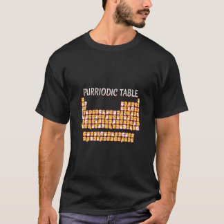 Purriodic Table Cute Cat Periodic Table Pun Men Wo T-Shirt