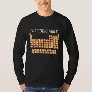Purriodic Table Cute Cat Periodic Table Pun Men Wo T-Shirt