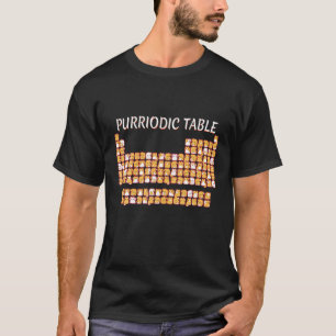 PURRIODIC TABLE Cute Cat Periodic Table Pun Men Wo T-Shirt