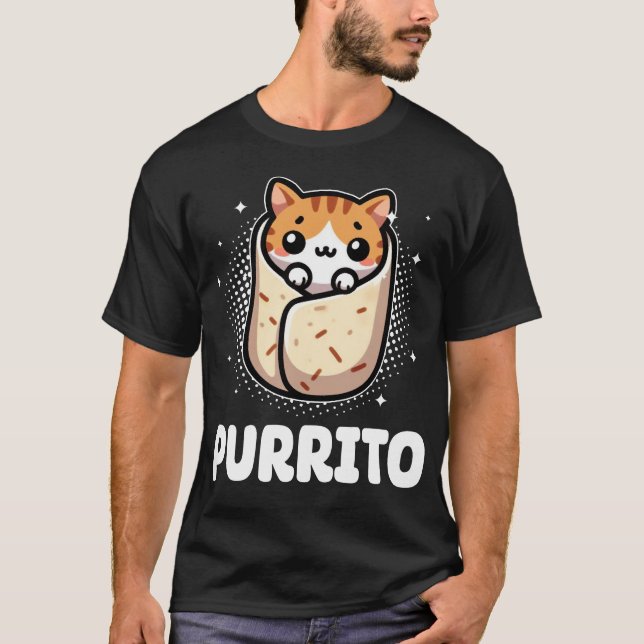 Purrito Cat Burrito T-Shirt (Front)