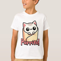 Purrito! Cute Burrito Cat Pun