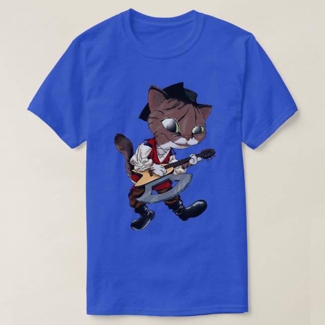 Purrkin the Bard T-Shirt (Design Front)