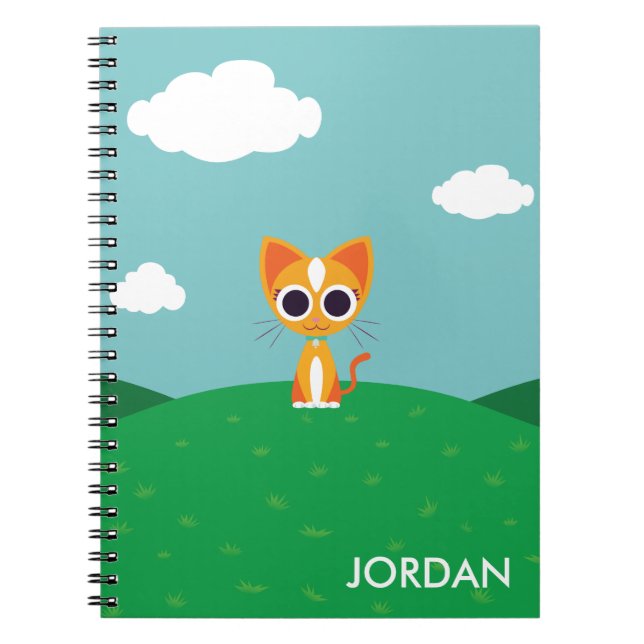 Purrl the Cat Notebook (Front)