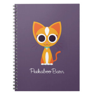 Purrl the Cat Spiral Notebook