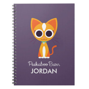 Purrl the Cat Spiral Notebook