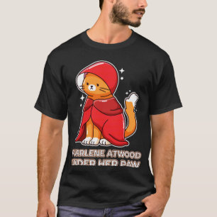 Purrlene Atwood Cat Lovers Empowered Cat in Cloak T-Shirt