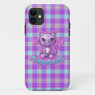 Purrrfect Kitty Cat Plaid iPhone 5 Casemate Case-Mate iPhone Case