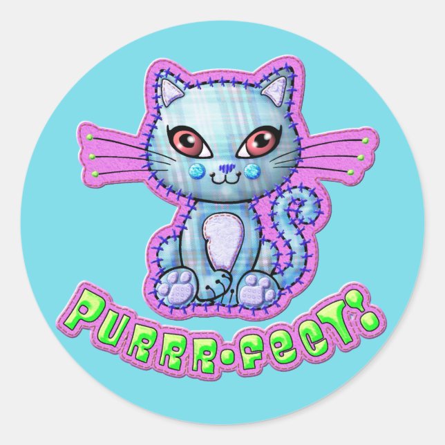 Purrrfect Stickers (Front)