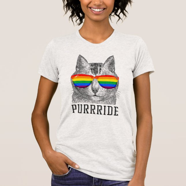 Purrride Cat T-Shirt (Front)