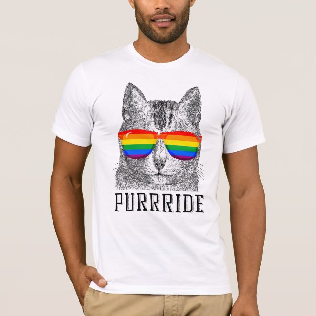Purrride Cat T-Shirt (Front)