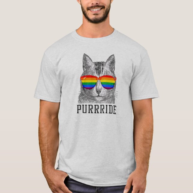 Purrride Cat T-Shirt (Front)