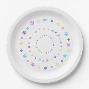 Purrrmaid Paper Plate
