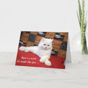 Purrrrfect Birthday Wishes from Eli Card