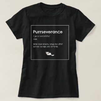 purrseverance cat lover women power cat mom T-Shirt
