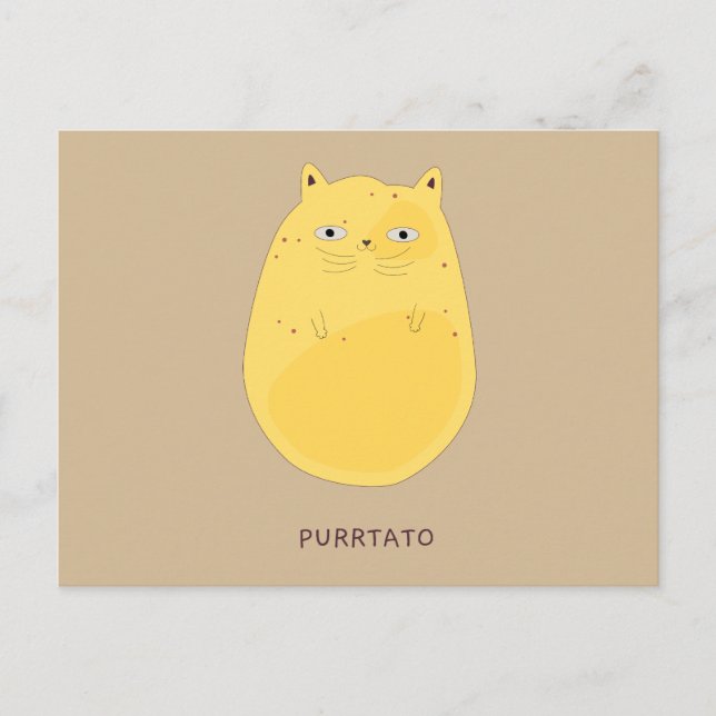 Purrtato Postcard (Front)