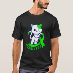 Purrvivor Cat Whisperer Gastroparesis Awareness St T-Shirt