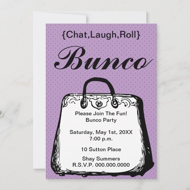 Purse Invitation (Front)