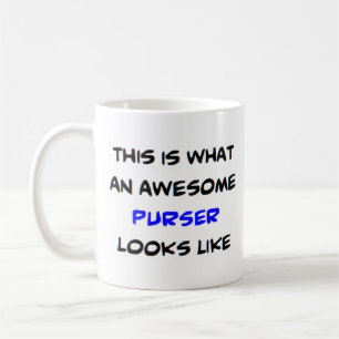 purser, awesome coffee mug