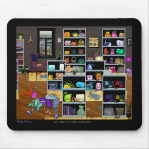 Purses Room Mouse Pad