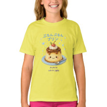 Purun Purin Japanese Kawaii Pudding Cute T-Shirt