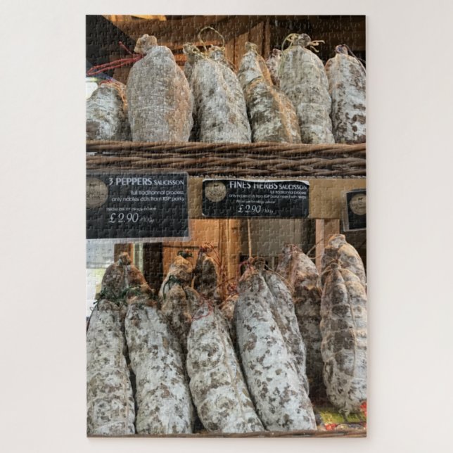 Purveyor at Borough Market, London, United Kingdom Jigsaw Puzzle (Vertical)