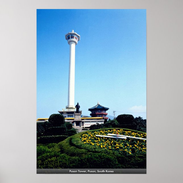 Pusan Tower, Pusan, South Korea Poster (Front)