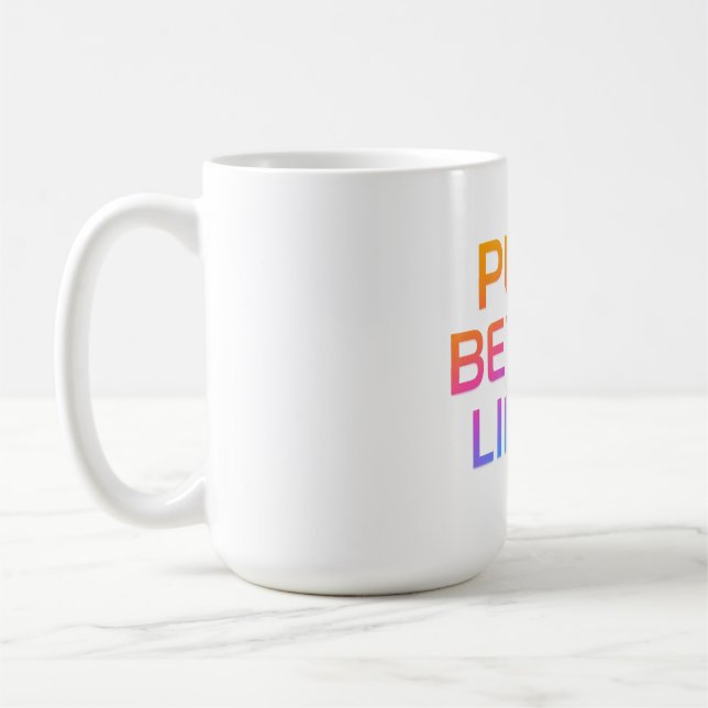 Push Beyond Limits – Motivational Mug (Left)