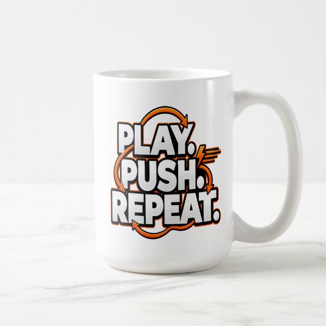 Push Beyond the Ordinary Coffee Mug (Right)